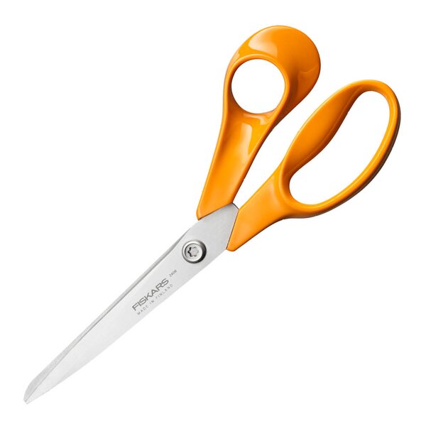 Classic universalsaks 21 cm oransje/stål