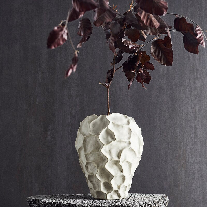 Soil vase 21,5 cm vanilje