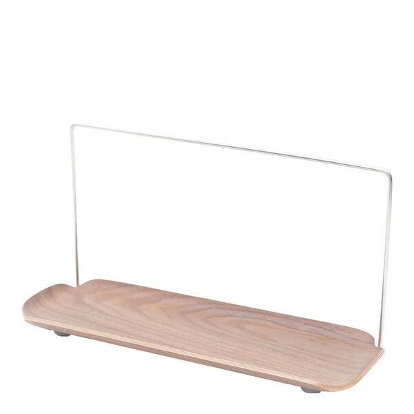 Leaf oppvaskbrett m/klutholder 33x11,5 cm valnøtt