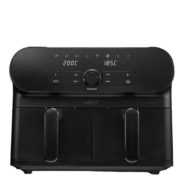Duett airfryer dobbel 11 L matt svart