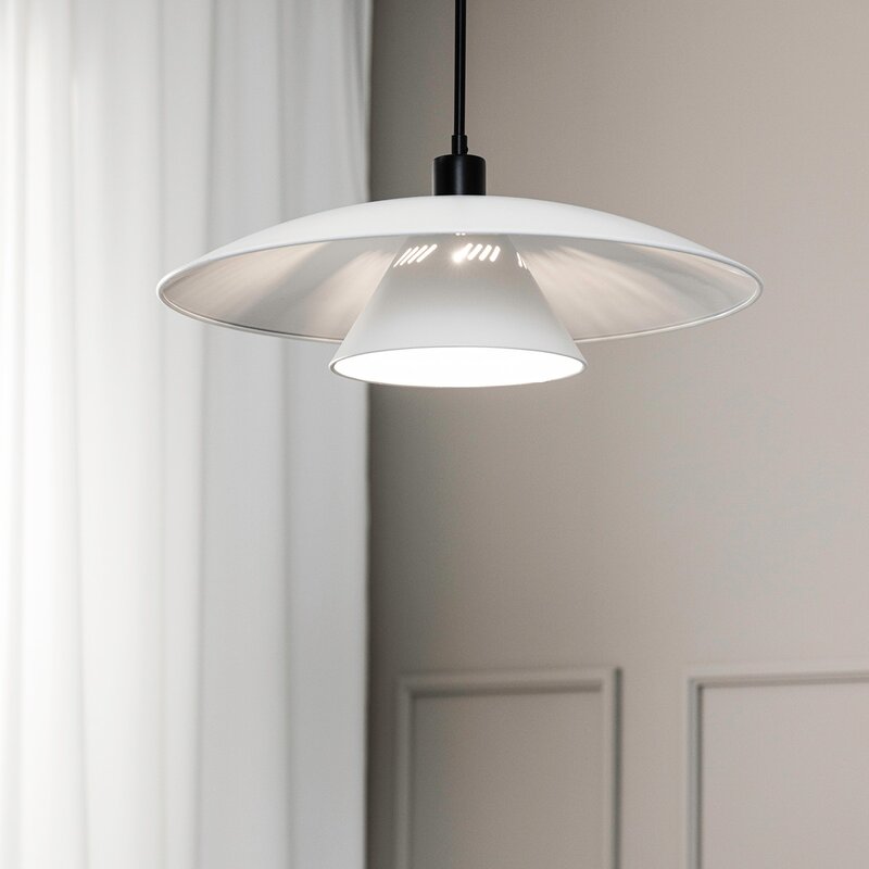 Millinge taklampe 50 cm hvit matt