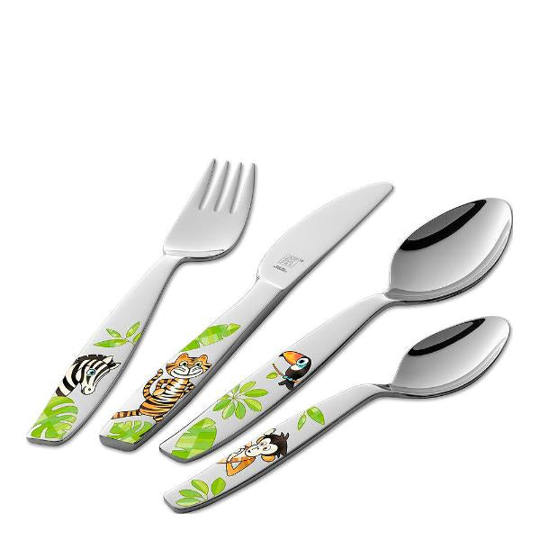 Twin Kids Jungle bestikksett 4 deler