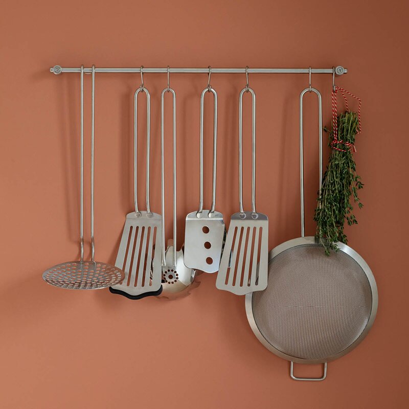 Stekespade 28 cm børstet stål