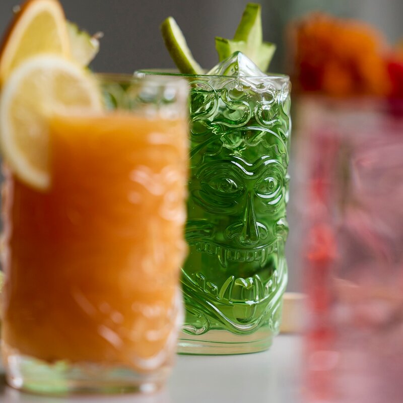 Tiki cocktailglass 45 cl 4 stk klar