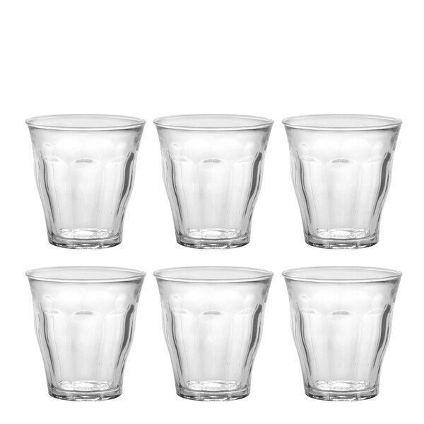 Picardie vannglass 20 cl 6 stk klar