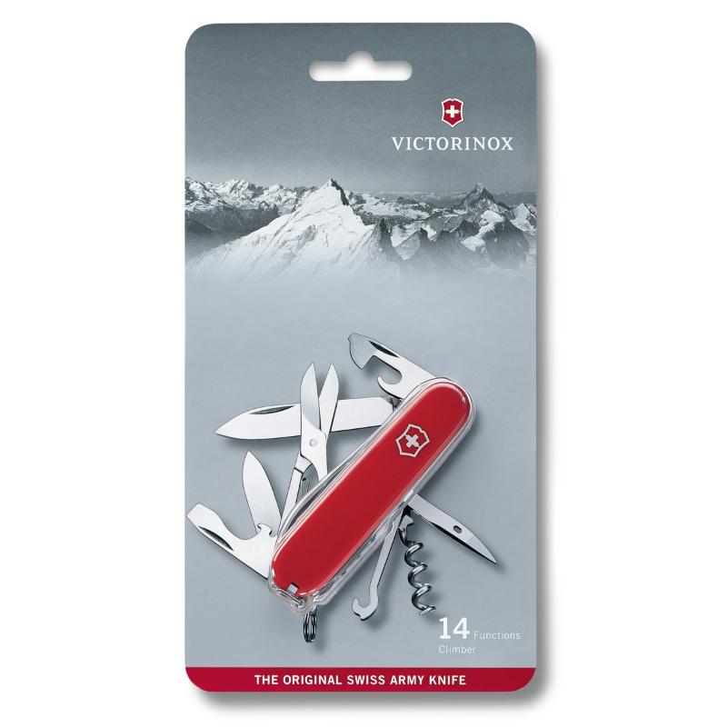 Climber lommekniv 91mm b rød
