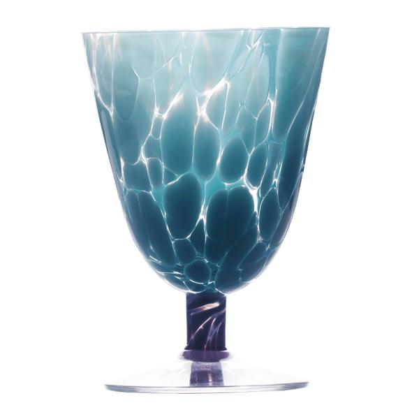 Jubalong vinglass 26 cl turkis/lilla