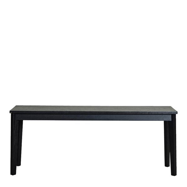 Ellie benk 120x45x30 svart eiketre