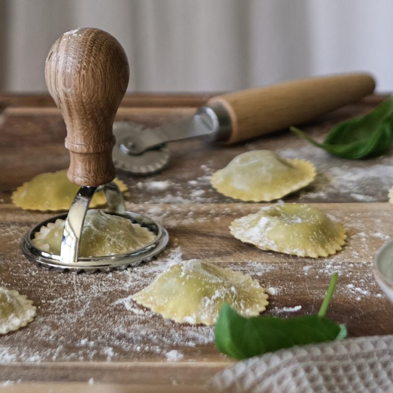 Pasta La Vista ravioli stempel rund 6,5 cm natur/blank