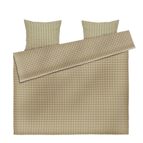 Bæk&Bølge sengetøy 220x220 cm grønn/soft pink