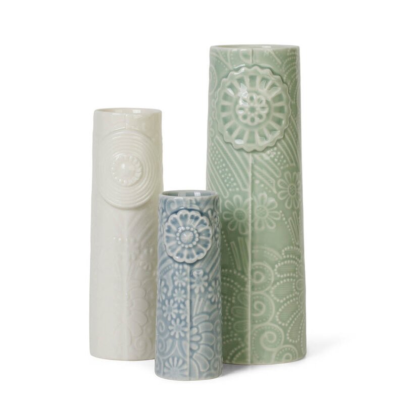 Pipanella Flower vase 9 cm blå/grå