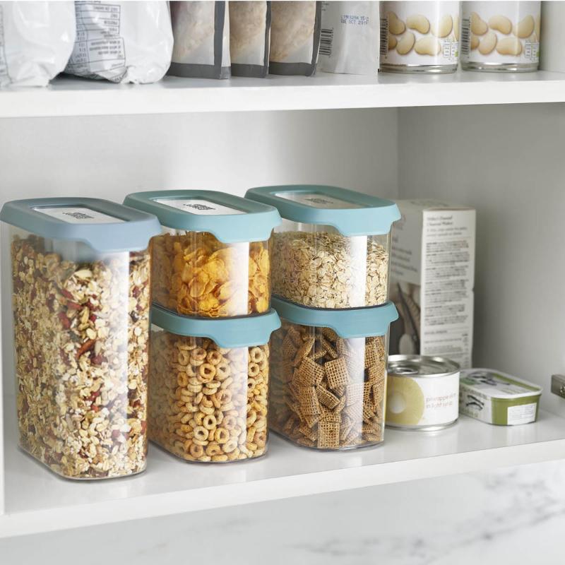 CupboardStore oppbevaringssett 5 deler blå