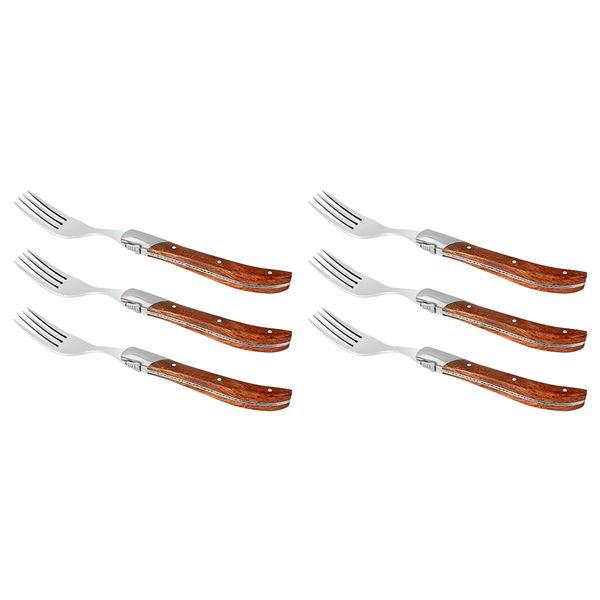 Biffgafler 6 deler rosentre