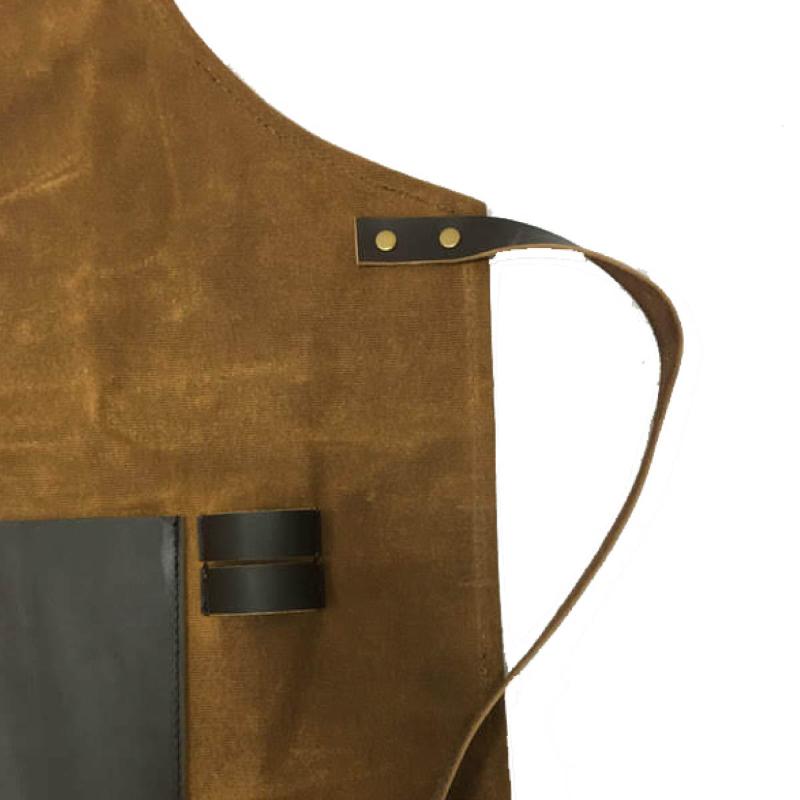 Forkle vokset 100x66 cm brunt