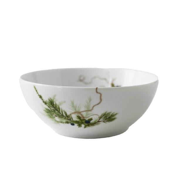 Nostalgi liten bolle 15 cm hvit/grønn