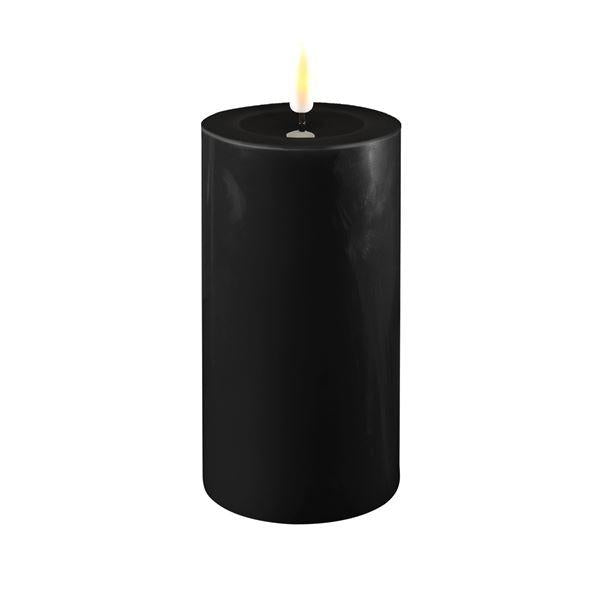 LED kubbelys 7,5x15 cm svart