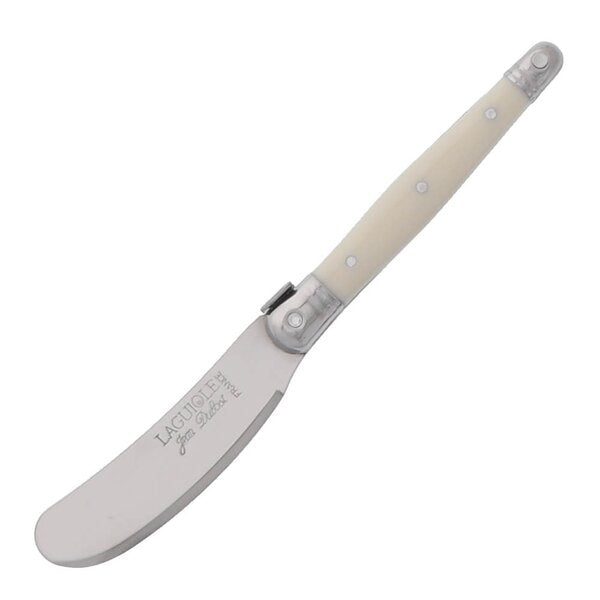 Laguiole smørkniv 15 cm kremhvit