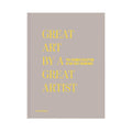 Frame bok great art beige