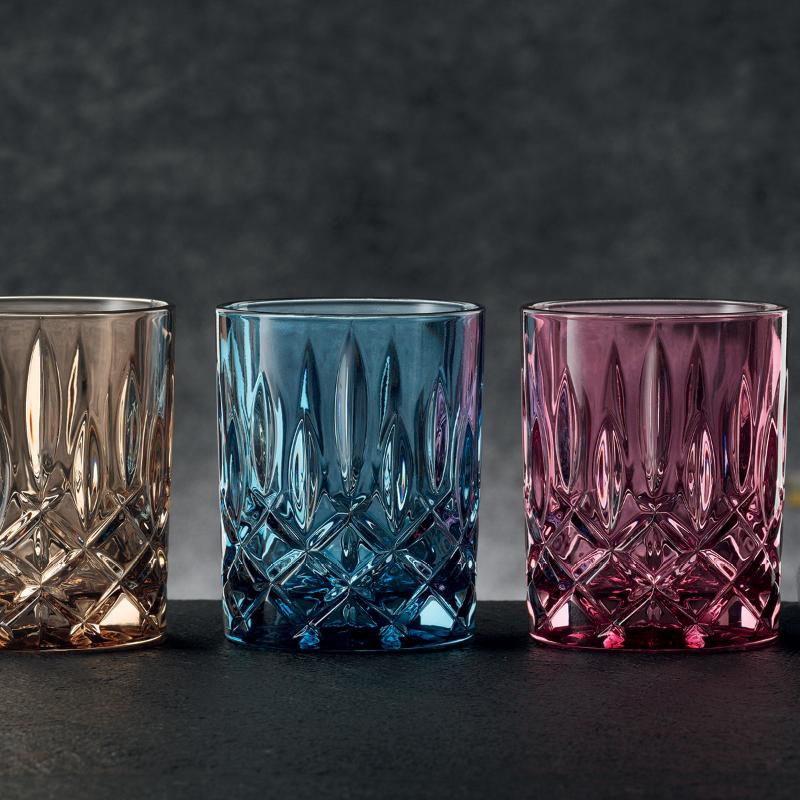 Noblesse whiskyglass 29,5 cl 2 stk vintage blue