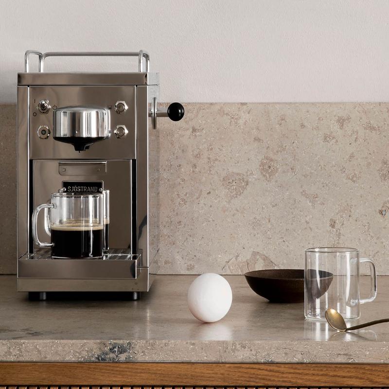 Espresso kaffemaskin 1,5L sølv