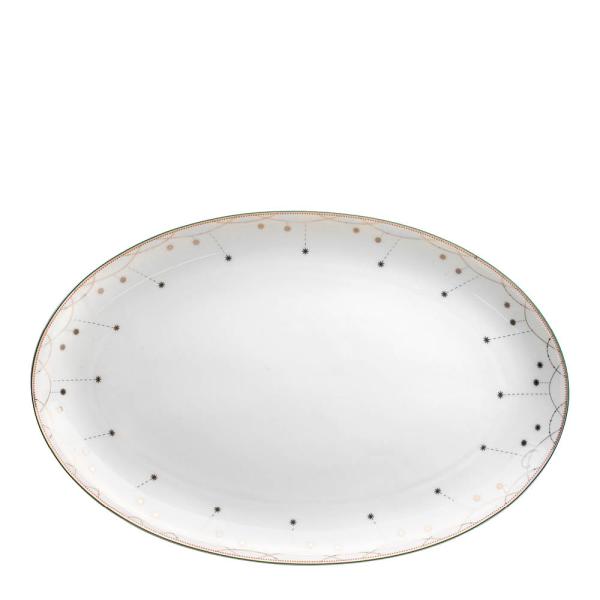 Julemorgen Girlander ovalfat 45 cm