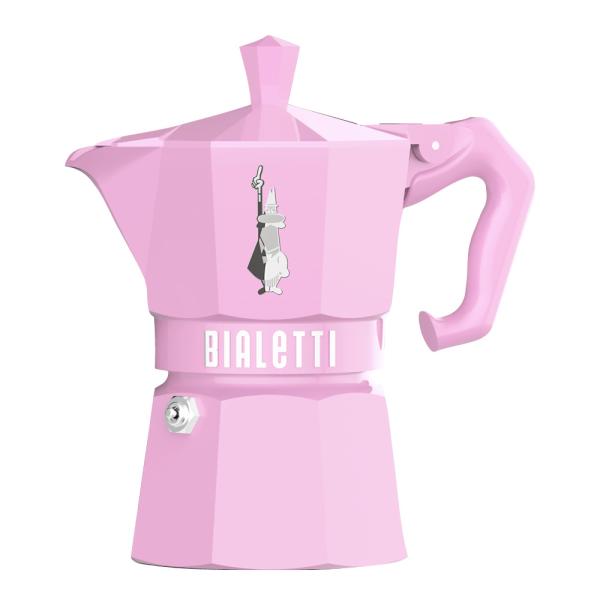 Exclusive Moka Express 3 kopper 13 cl rosa