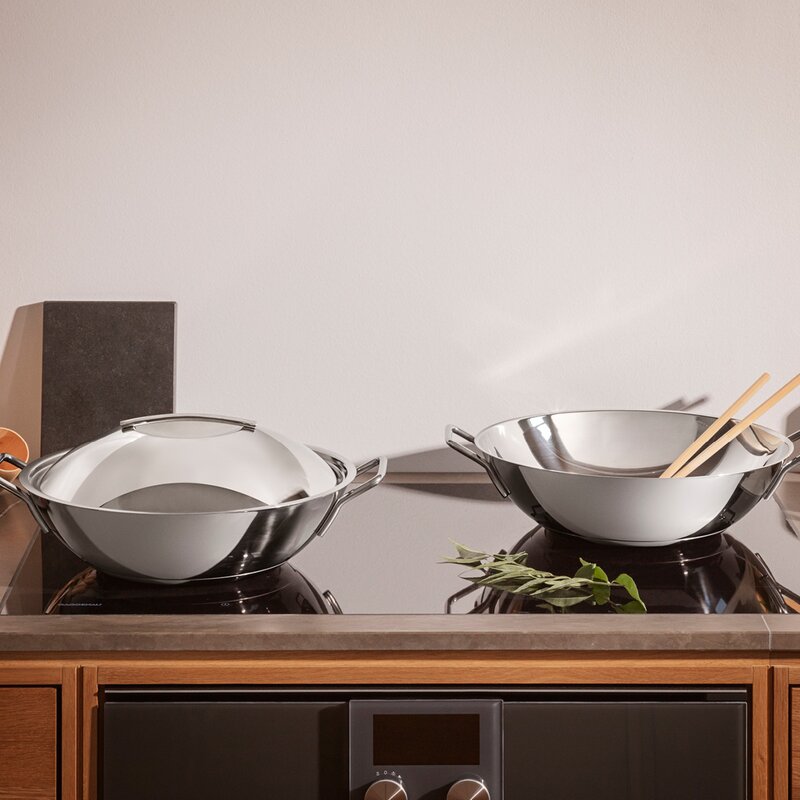 Stainless Steel wok 5L 32 cm