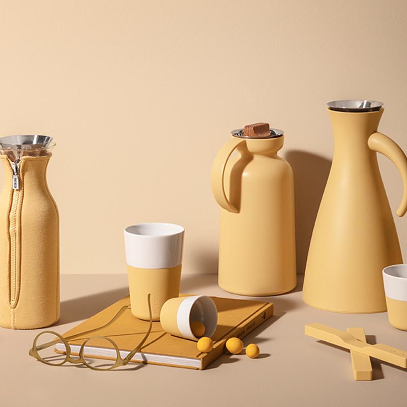 Caffé Latte krus 36 cl 2 stk golden sand