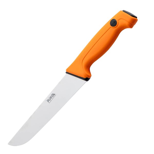 Pro slaktekniv m/bredt blad 20 cm oransje