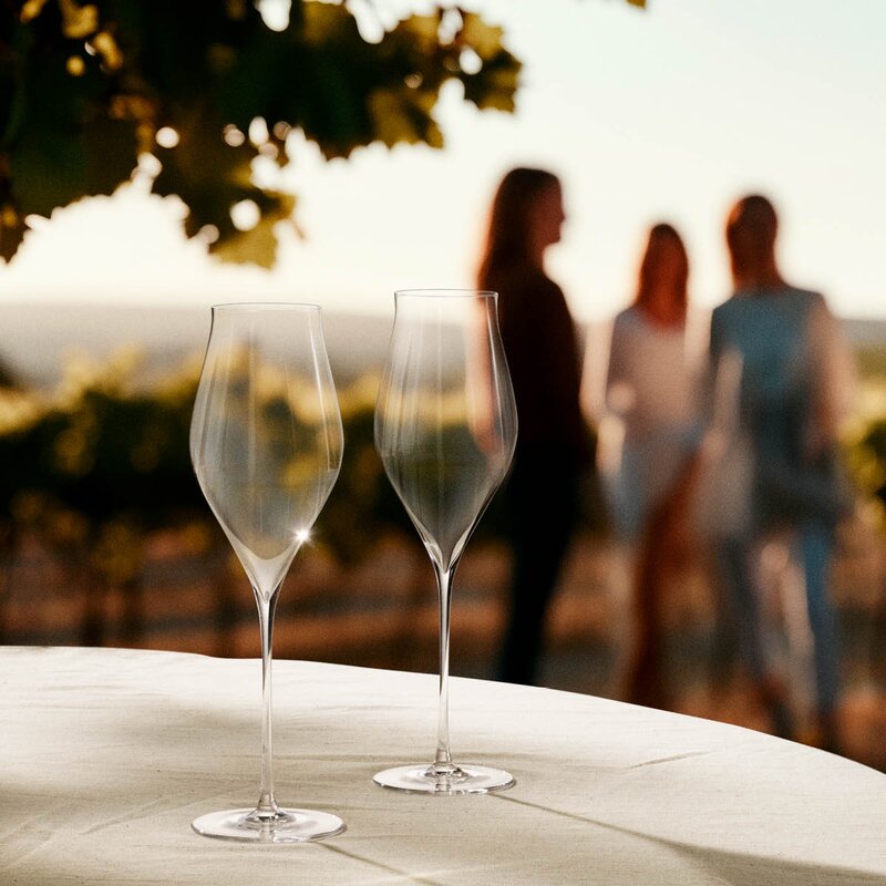 Notes champagneglass 38 cl 2 stk klar