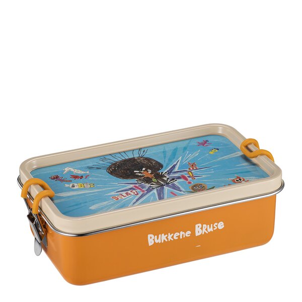 Bukkene Bruse matboks 1L oransje/multi
