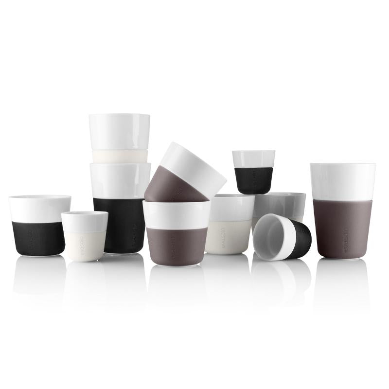 Caffé Latte krus 36 cl 2 stk svart