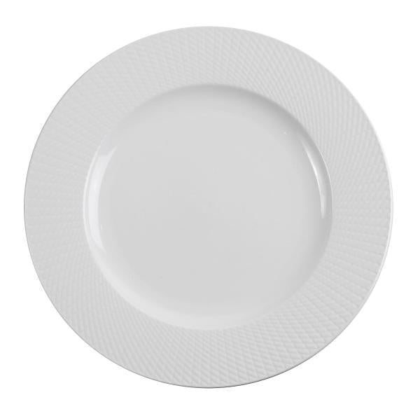 Victoria tallerken flat 26,5 cm hvit