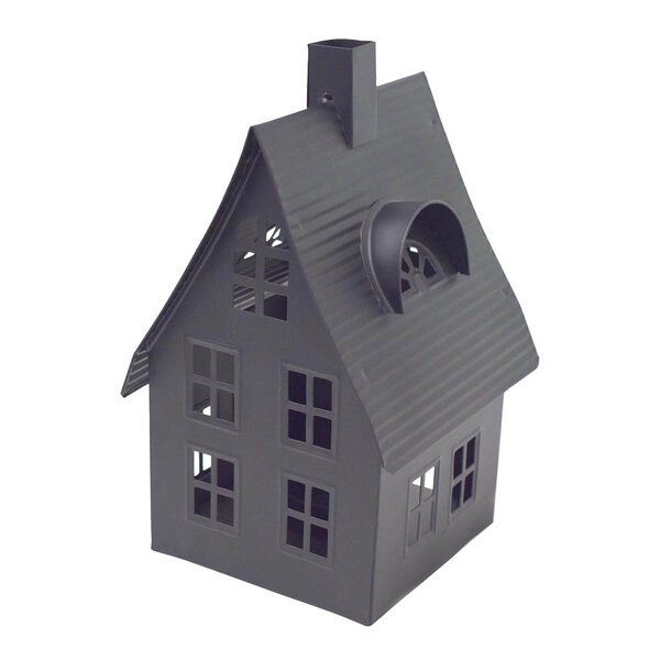 Luton metallhus 1 lys 23 cm svart