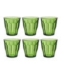 Picardie vannglass 25 cl 6 stk grønn