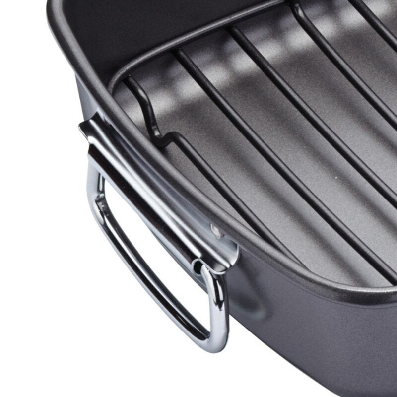Non-stick langpanne med rist 40x28 cm