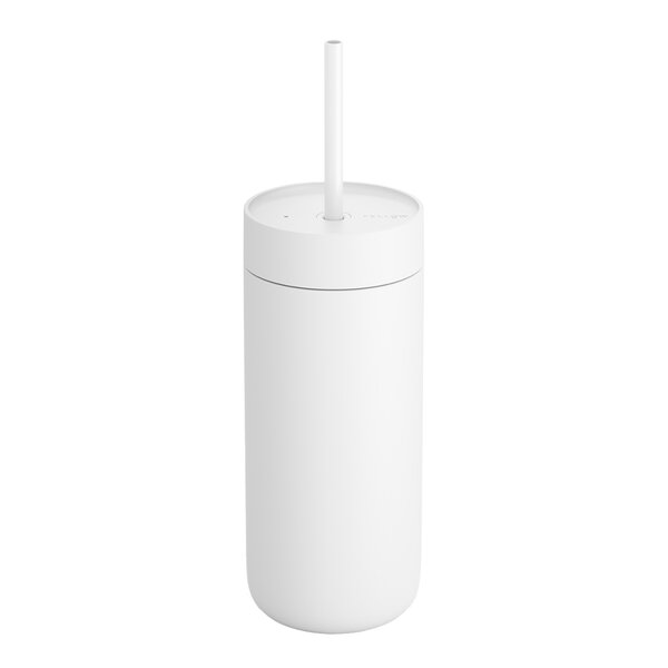 Carter Cold tumbler med sugerør 475 ml hvit
