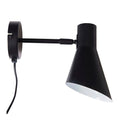 DL12 vegglampe 20 cm svart