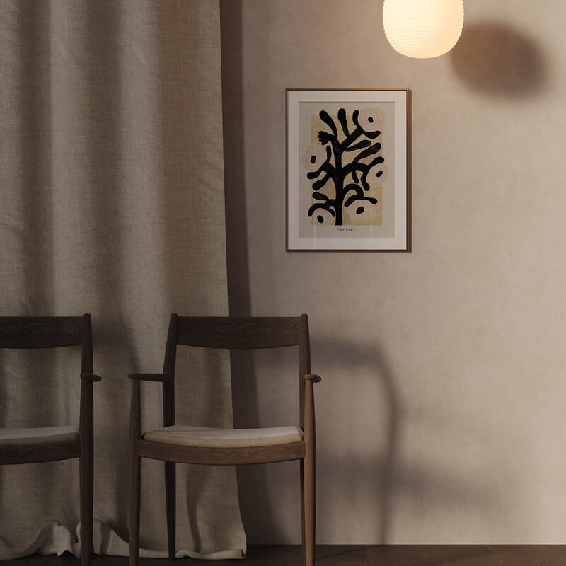 PSTR Studio poster 50x70 cm madelen pale poppies