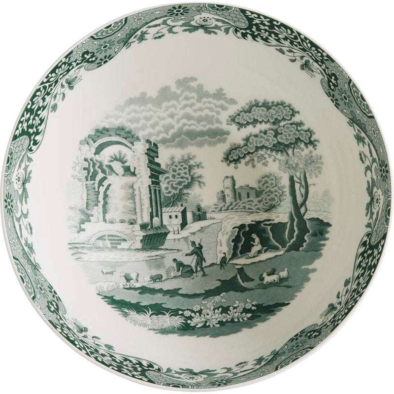 Heritage Green Italian rund skål 27,5 cm