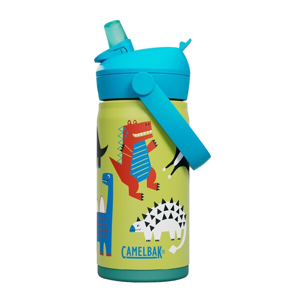 Thrive Flip Straw Kids VSS drikkeflaske 0,35L dinosaur dino jam
