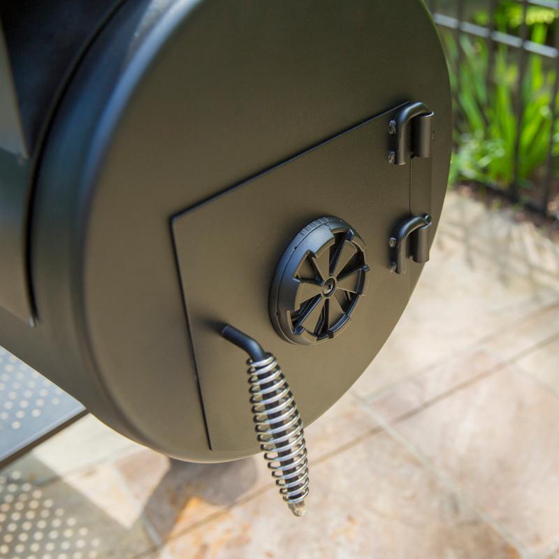 Offset Smoker 500 kullgrill svart