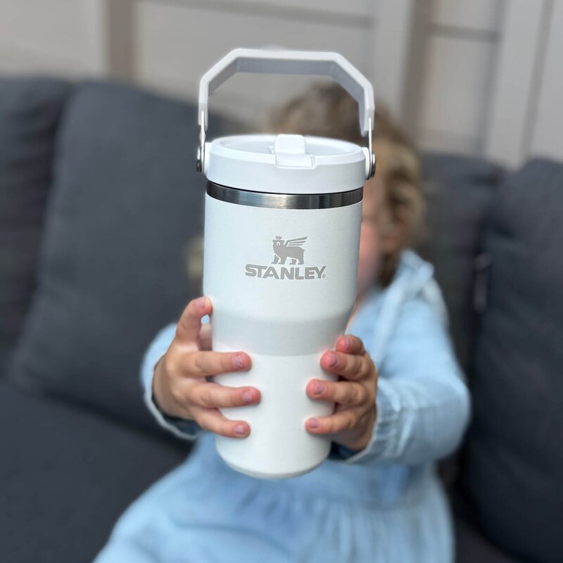Iceflow flip straw tumbler termoflaske 0,6L frost