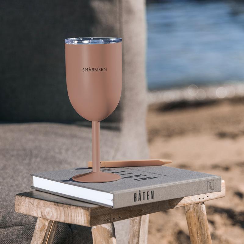 Vinglass termo SMÅBRISEN 35 cl gammelrosa