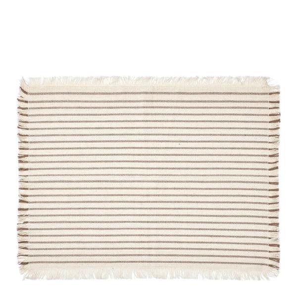 Elouise bordbrikke 41,5x32 cm 2 stk offwhite/fungi grey
