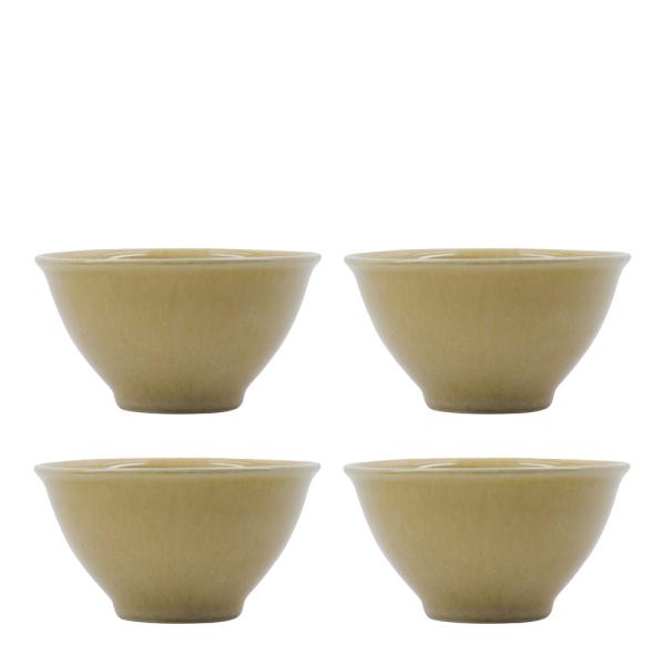 Vahé bolle 12 cm 4 stk gul