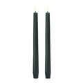 Taper Candles kronelys 2,3x25 cm 2 stk svart