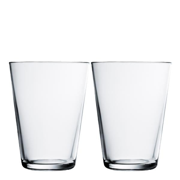 Kartio glass 40 cl 2 stk klar