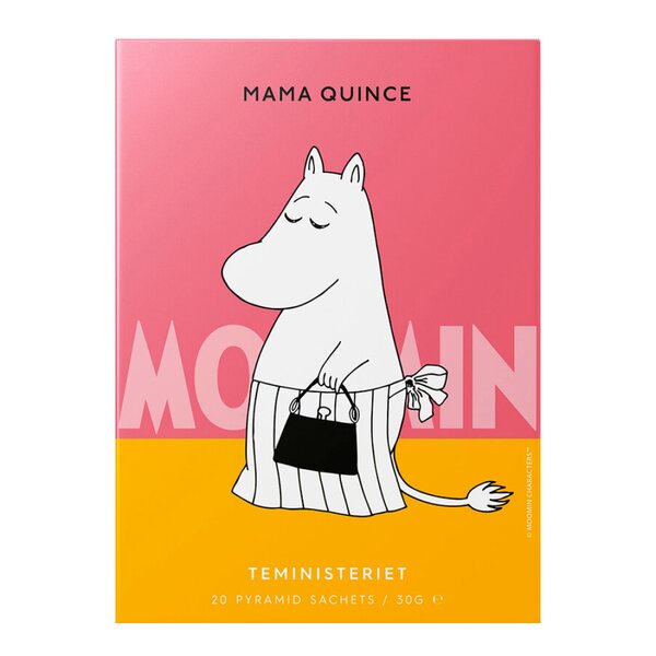 Mummi pyramideposer Mummimamma Quince svart te kvede 20 stk