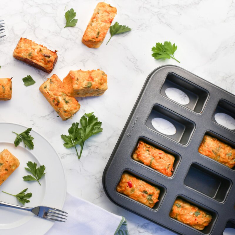 Non-stick brødform til 12 stk minibrød